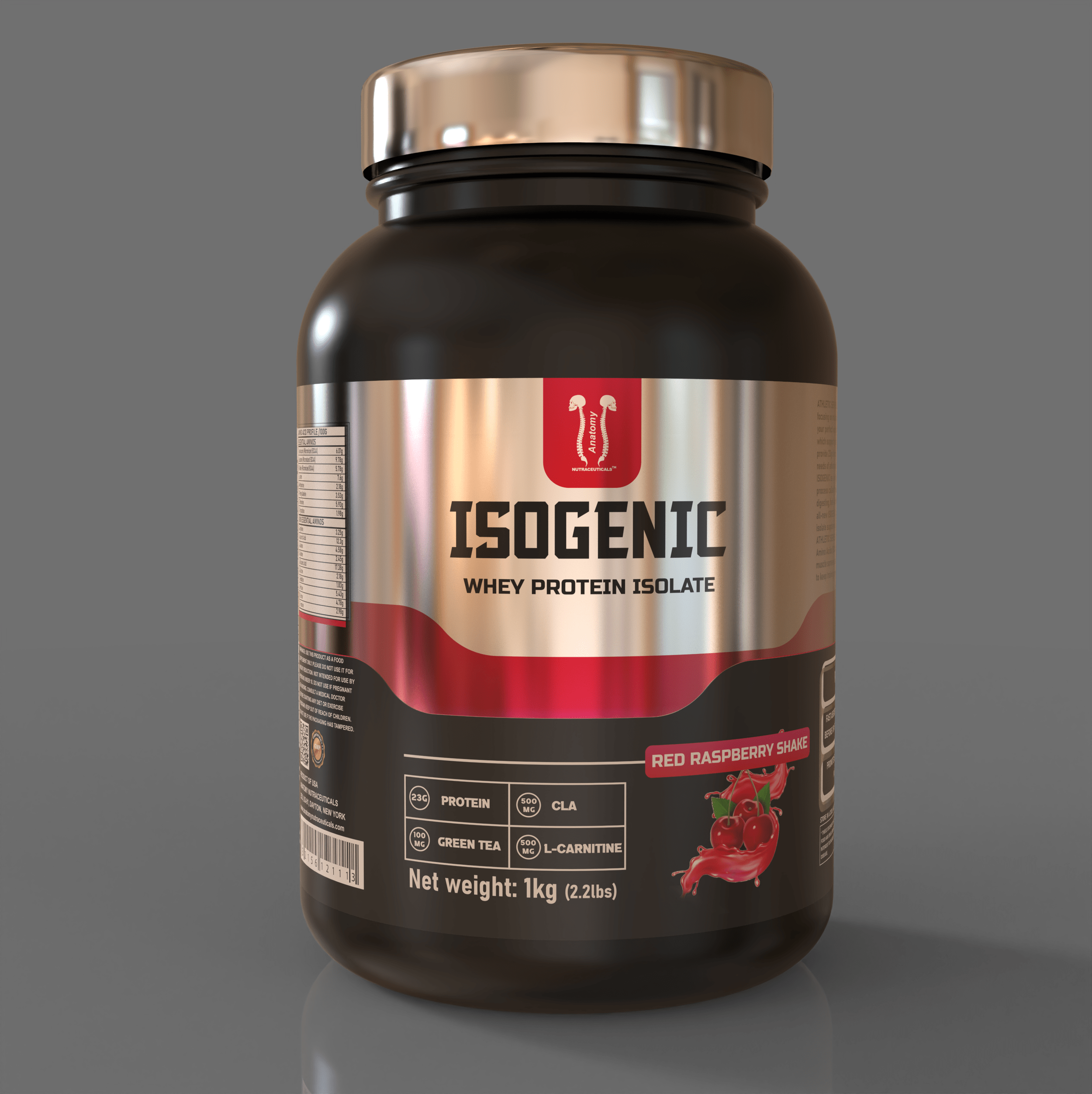 Anatomy Isogenic Whey Protein Isolate (1kg)