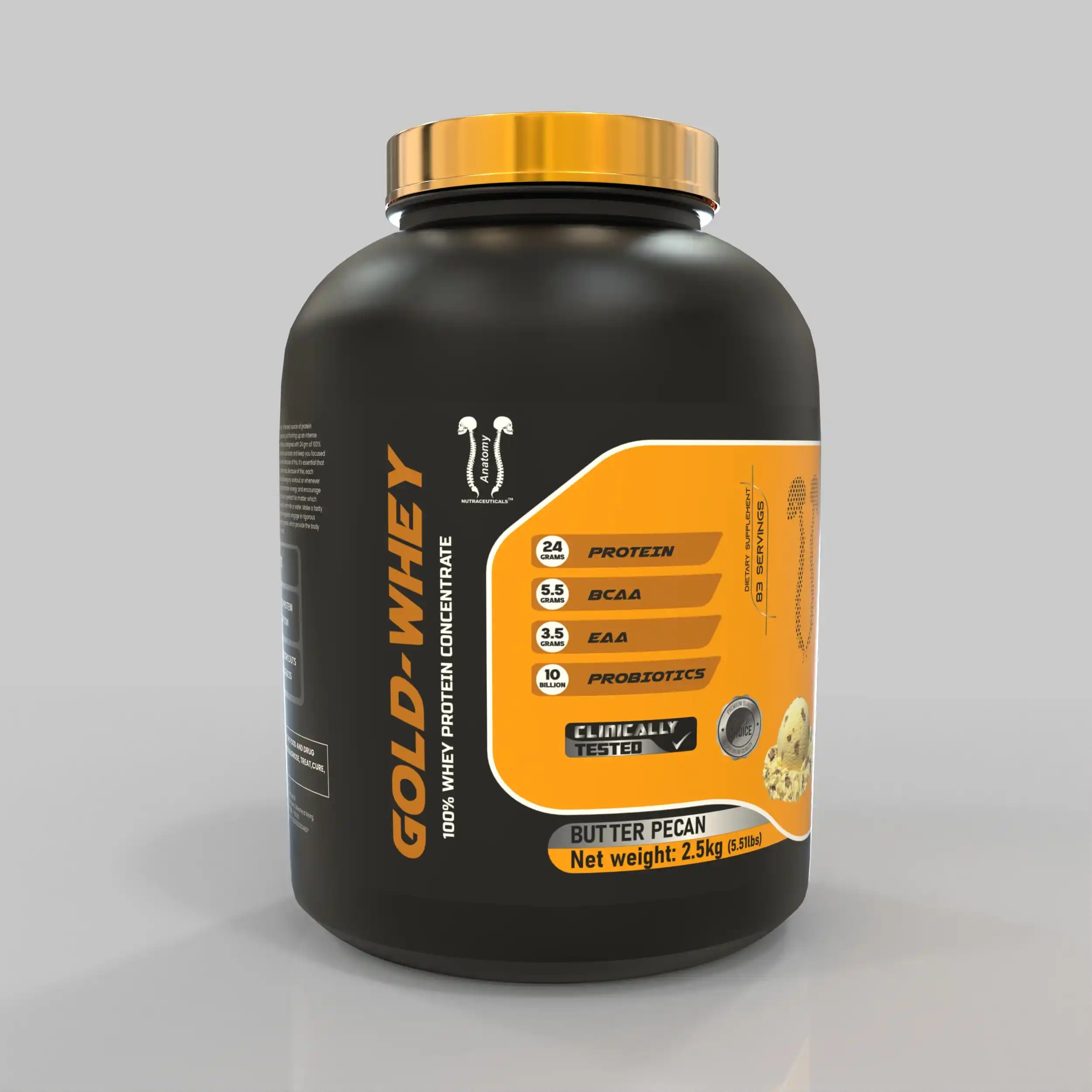 Anatomy Gold Whey Protein Concentrate (2.5kg)